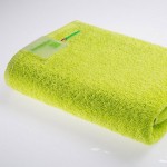 Хлопковое махровое полотенце Re:volution салатовое 50х90 см