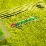 Хлопковое махровое полотенце Re:volution салатовое 70х130 см