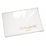 Простыня Asabella 233-P из люкс-сатина 275х280 см бежево-коричневая