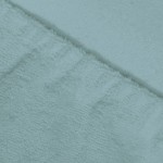 Натяжная простыня на резинке 140х200 Ecotex махровая голубая