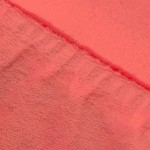 Натяжная простыня на резинке 90х200 Ecotex махровая коралловая