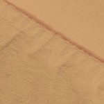 Натяжная простыня на резинке 140х200 Ecotex махровая персиковая