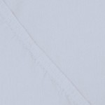 Натяжная простыня на резинке 140х200 Ecotex поплин голубая