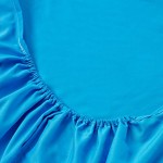 Натяжная простыня на резинке 140х200 Valtery бирюзовая