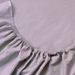 Натяжная простыня на резинке 90х200 Valtery фиолетовая