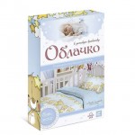 Комплект детского постельного белья на резинке Облачко Котята 