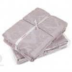 Комплект из 3-х полотенец Luxberry New England розовая глина (30х50, 50х100, 70х140 см)
