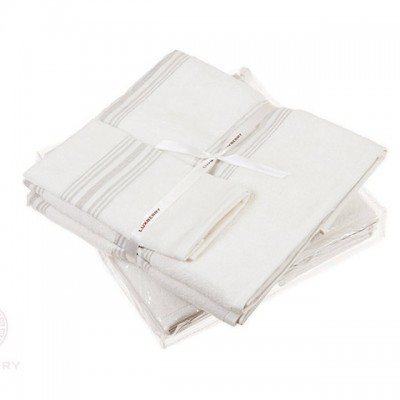 Полотенце Luxberry Spa 1 белый/льняной 100х150 см