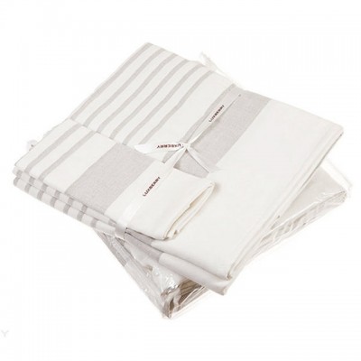 Полотенце Luxberry Spa 2 белый/льняной 100х150 см