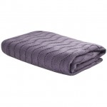 Вязаный плед TIFFANY'S secret Лавандовый раф ажур