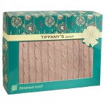 Вязаный плед TIFFANY'S secret Маккиато косичка