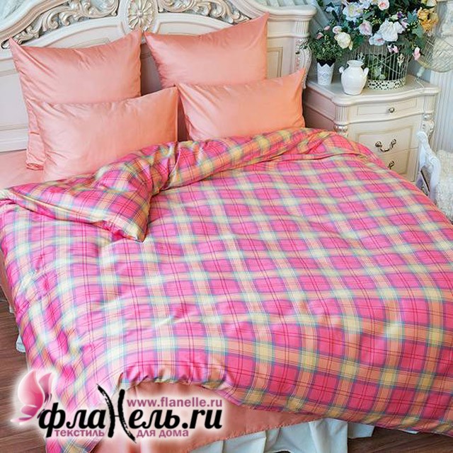 Комплект постельного белья Balimena мако-сатин CL-7021 pink (наволочки 70х70 см)