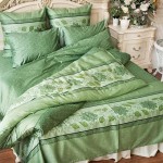 Комплект постельного белья Balimena мако-сатин CL-8241 Green (наволочки 70х70 см)