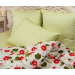 Комплект постельного белья Balimena мако-сатин Binweed Red (наволочки 50х70 см)