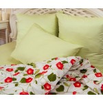 Комплект постельного белья Balimena мако-сатин Binweed Red (наволочки 70х70 см)