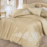 Комплект постельного белья Cleo Bamboo Satin 002-BS из сатина с вышивкой