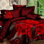 Комплект постельного белья Cleo сатин модель 1001-3D