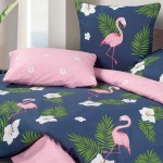 Комплект постельного белья Ecotex Harmonica Фламинго
