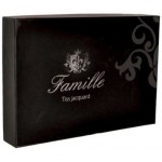 Комплект постельного белья Famille тканный жаккард с гипюром TJ-14
