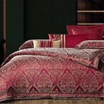 Комплект постельного белья KingSilk F-06 жаккардовый шелк