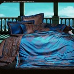 Комплект постельного белья KingSilk F-30 жаккардовый шелк