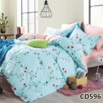 Комплект постельного белья KingSilk Arlet CD-596 печатный сатин