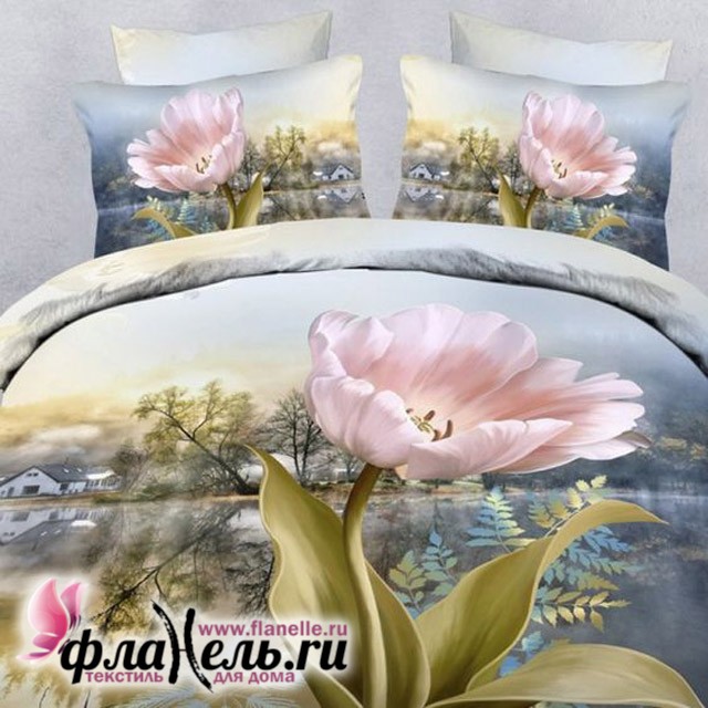 Комплект постельного белья MONA LIZA Premium 3D Asia