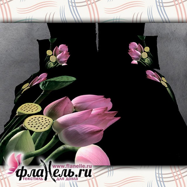 Комплект постельного белья MONA LIZA Premium 3D Dark Kiss