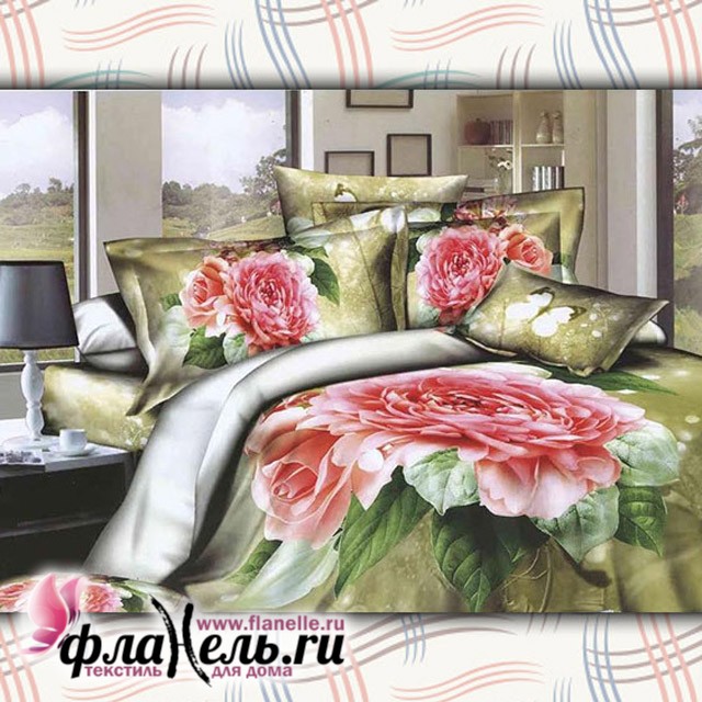 Комплект постельного белья MONA LIZA Premium 3D Edem