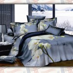 Комплект постельного белья MONA LIZA Premium 3D Frost Orchide