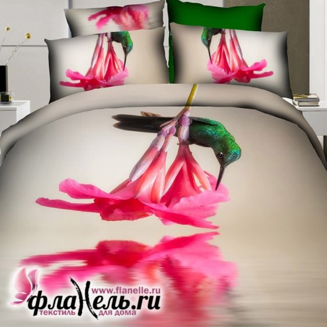 Комплект постельного белья MONA LIZA Premium 3D Fucsia