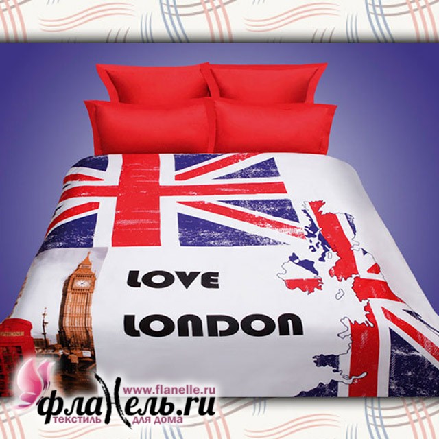 Комплект постельного белья MONA LIZA Premium 3D London