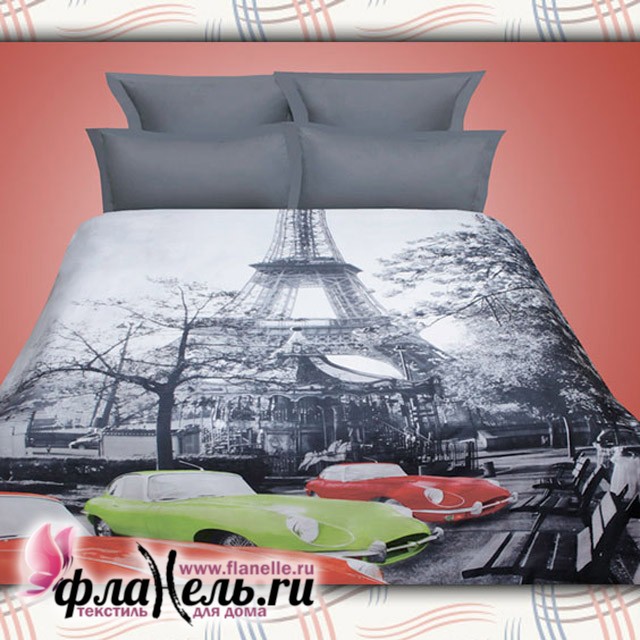 Комплект постельного белья MONA LIZA Premium 3D Paris