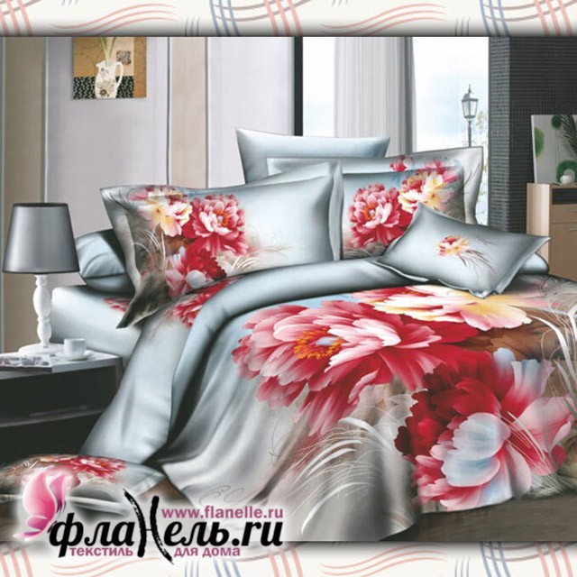 Комплект постельного белья MONA LIZA Premium 3D Peony