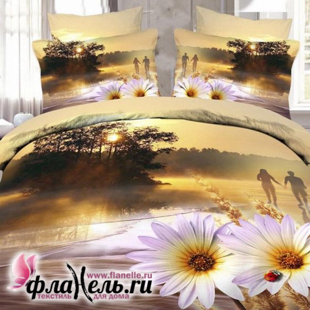 Комплект постельного белья MONA LIZA Premium 3D Serenity