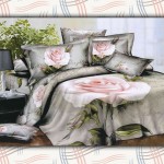 Комплект постельного белья MONA LIZA Premium 3D Tea Rose