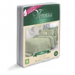 Комплект постельного белья из перкаля Verossa Virgin зеленый