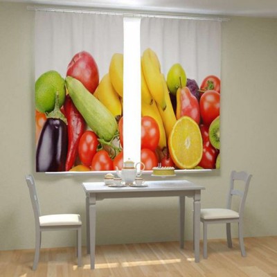 Фотошторы для кухни Фрукты