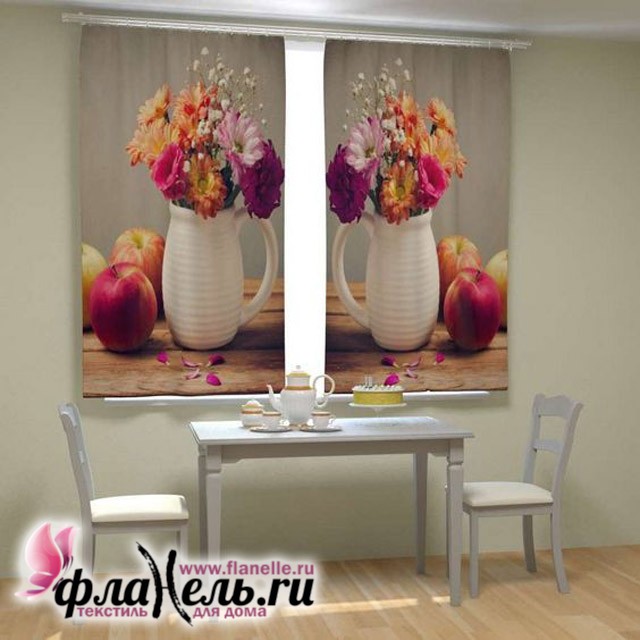 Фотошторы для кухни Натюрморт